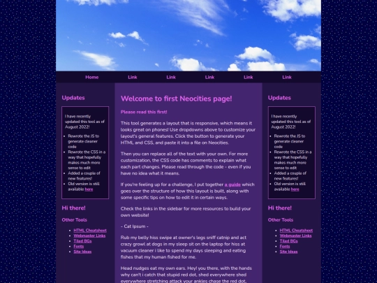 test screenshot