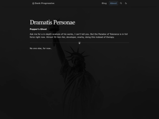 page/dramatis-personae screenshot