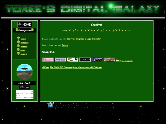 Credits screenshot