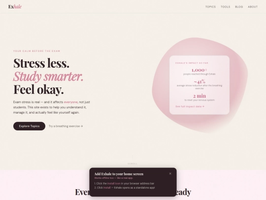 indexwblog screenshot