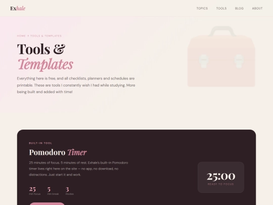 tools screenshot
