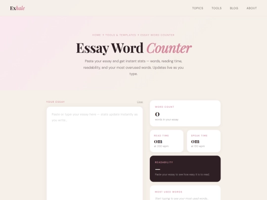 wordcounter screenshot