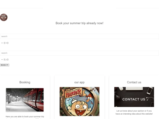 webbprojekt screenshot