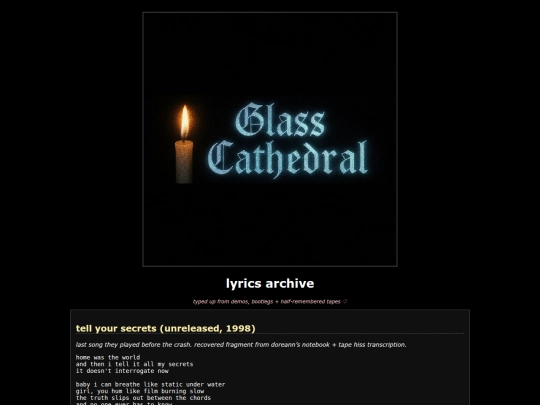 lyrics screenshot