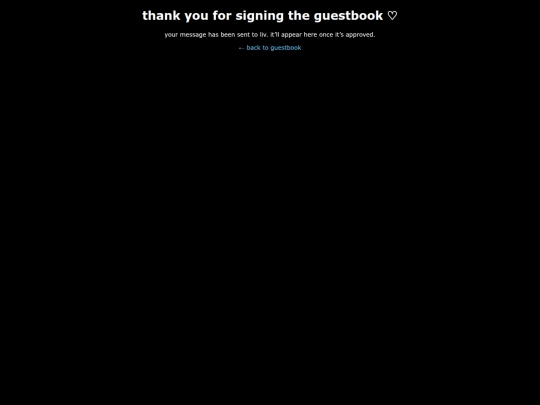thankyou screenshot