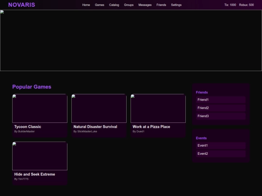 home screenshot