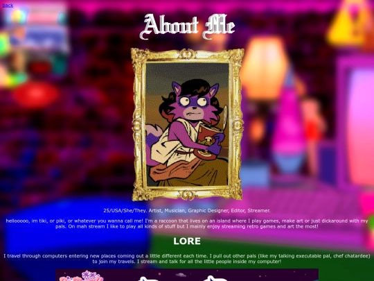 aboutme screenshot