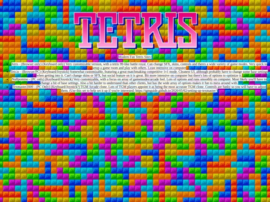 tetris screenshot