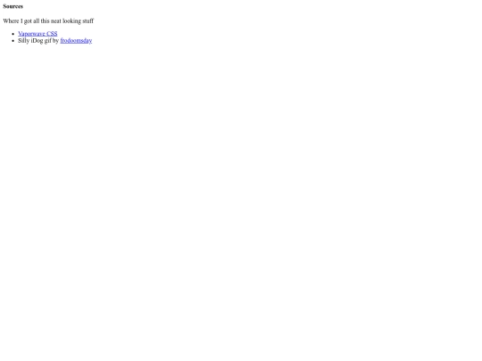 sources screenshot