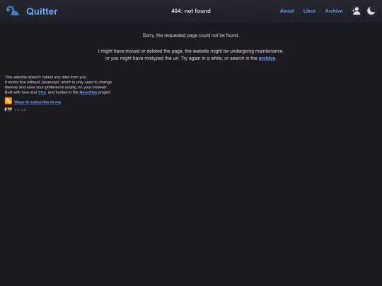 not_fount screenshot