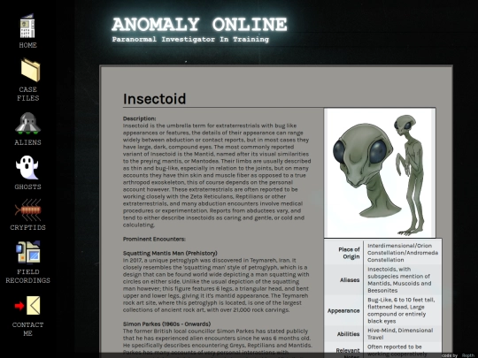 aliens/species/insectoid screenshot