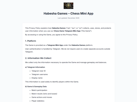 HGPrivacyplolicy screenshot