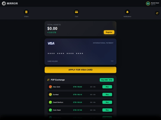 MIRRORMONEY screenshot