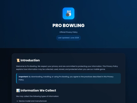 aprobowling screenshot