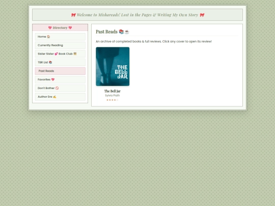 past-reads screenshot