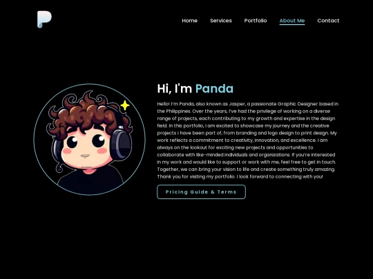 about-me screenshot