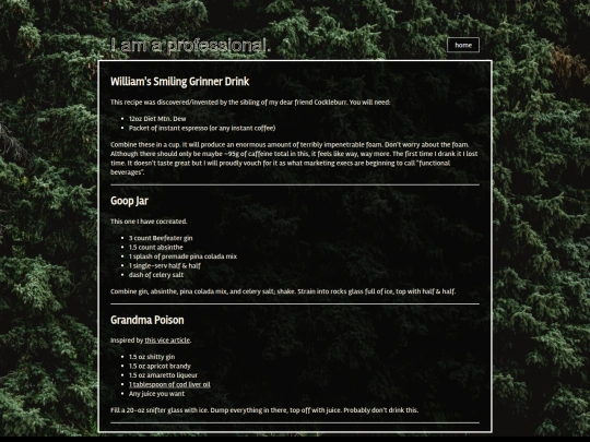 cocktails screenshot