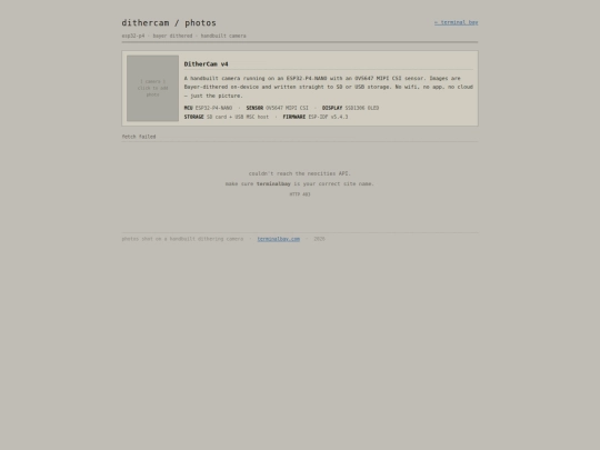 Dithercam-gallery screenshot