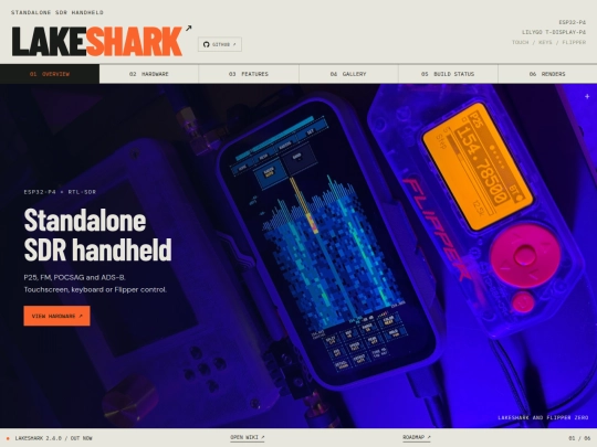 lakeshark-showcase screenshot