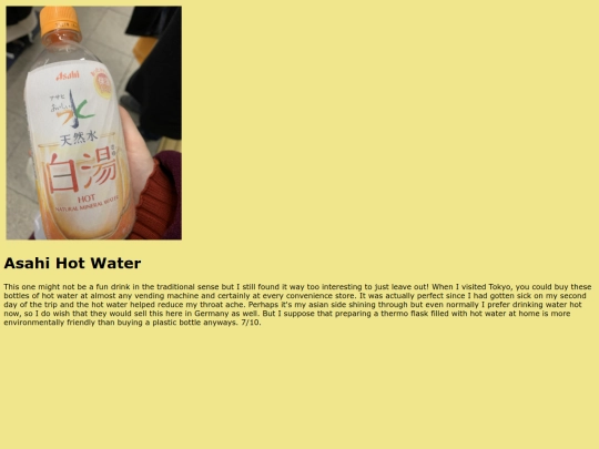 drinkshtml/reviews/hotwater screenshot