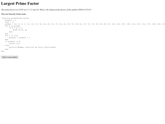 projecteulerhtml/003largestprimefactor screenshot