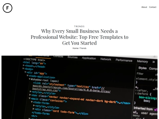 top-free-html-website-templates screenshot