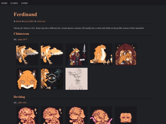 ferdinand-alts screenshot