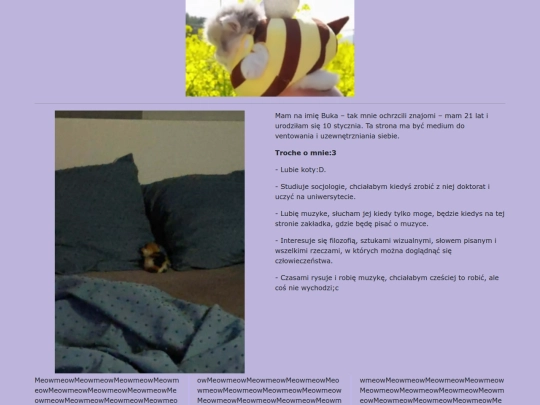 aboutme screenshot