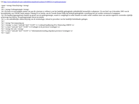 helpt/bestuur/gedoogstrategie_infomil screenshot