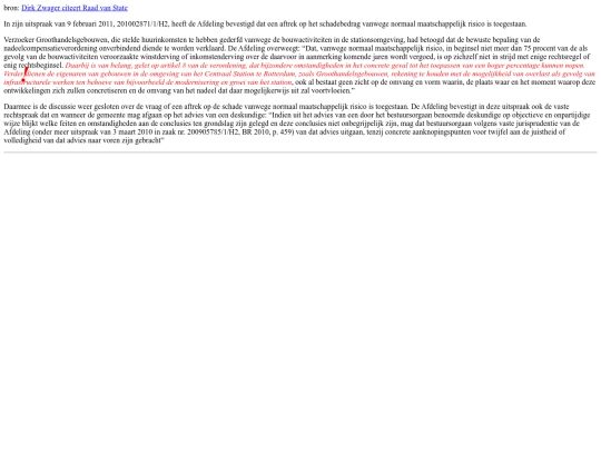 helpt/moesje/jurisprudentie/nadeelcompensatie screenshot