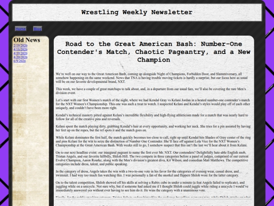 newsletter screenshot