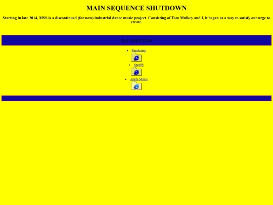 EXTERNAL LINKS/mainsequencelinks screenshot