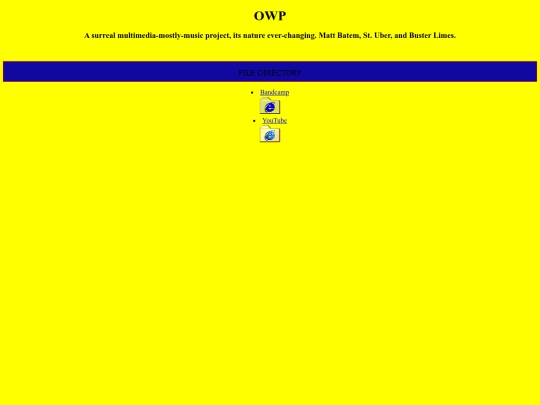 EXTERNAL LINKS/owplinks screenshot