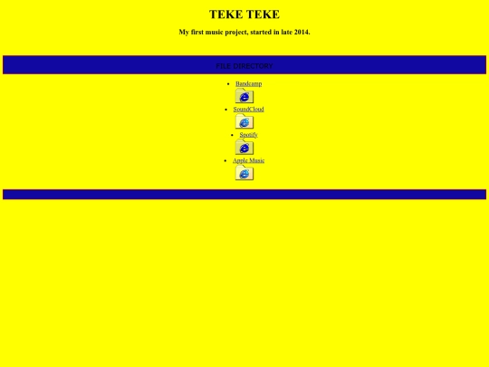 EXTERNAL LINKS/teketekelinks screenshot