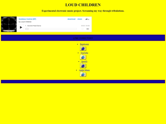 loudchildrenlinks screenshot