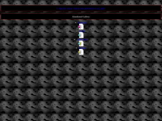 music/teketeke/abandonedgallery screenshot