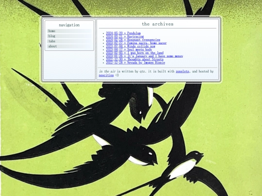 archive screenshot
