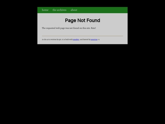 not_found screenshot