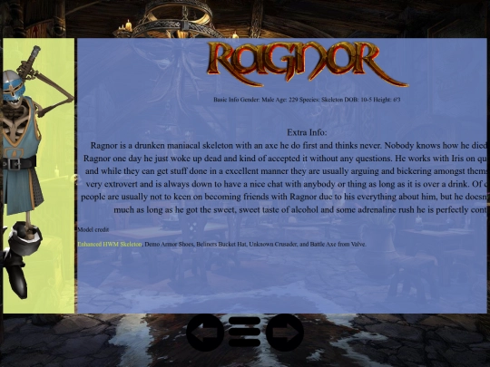 Ragnorinfo screenshot