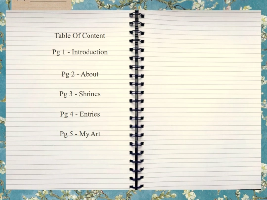 tableofcontents screenshot