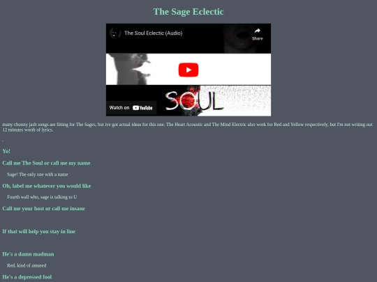 ideas/sages-eclectic screenshot
