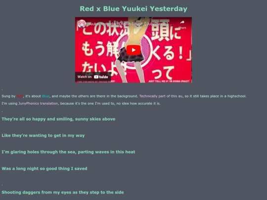 ideas/sages-yesterday screenshot