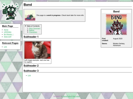 oc-pedia/BAND screenshot