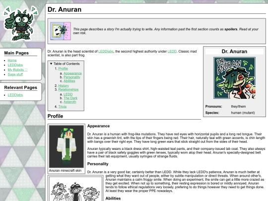 oc-pedia/DrAnuran screenshot