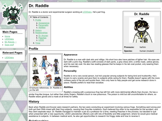 oc-pedia/DrRaddle screenshot