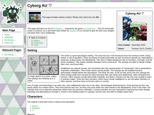 oc-pedia/MyRobots-cyborgAU screenshot