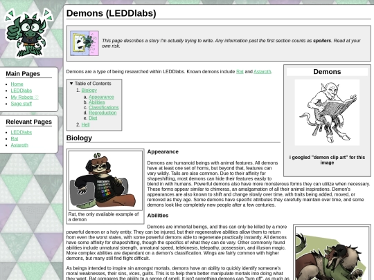 oc-pedia/demons screenshot