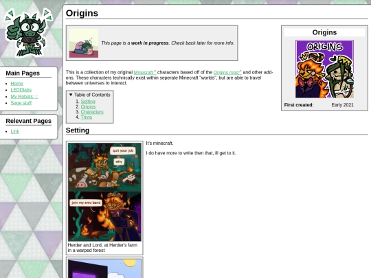 oc-pedia/origins screenshot
