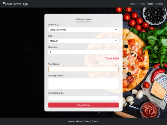 order screenshot