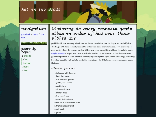 music/mtngoats screenshot